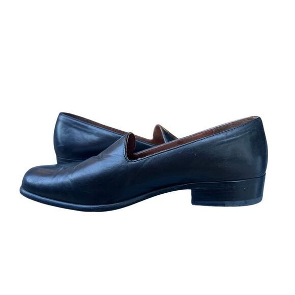 COACH WOMEN’S BLACK LEATHER LOAFERS WOMENS SIZE 6W - Picture 4 of 10